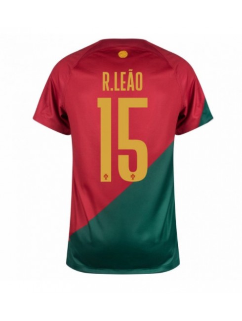 Moški Nogometna dresi replika Portugalska Rafael Leao #15 Domači SP 2022 Kratek rokav